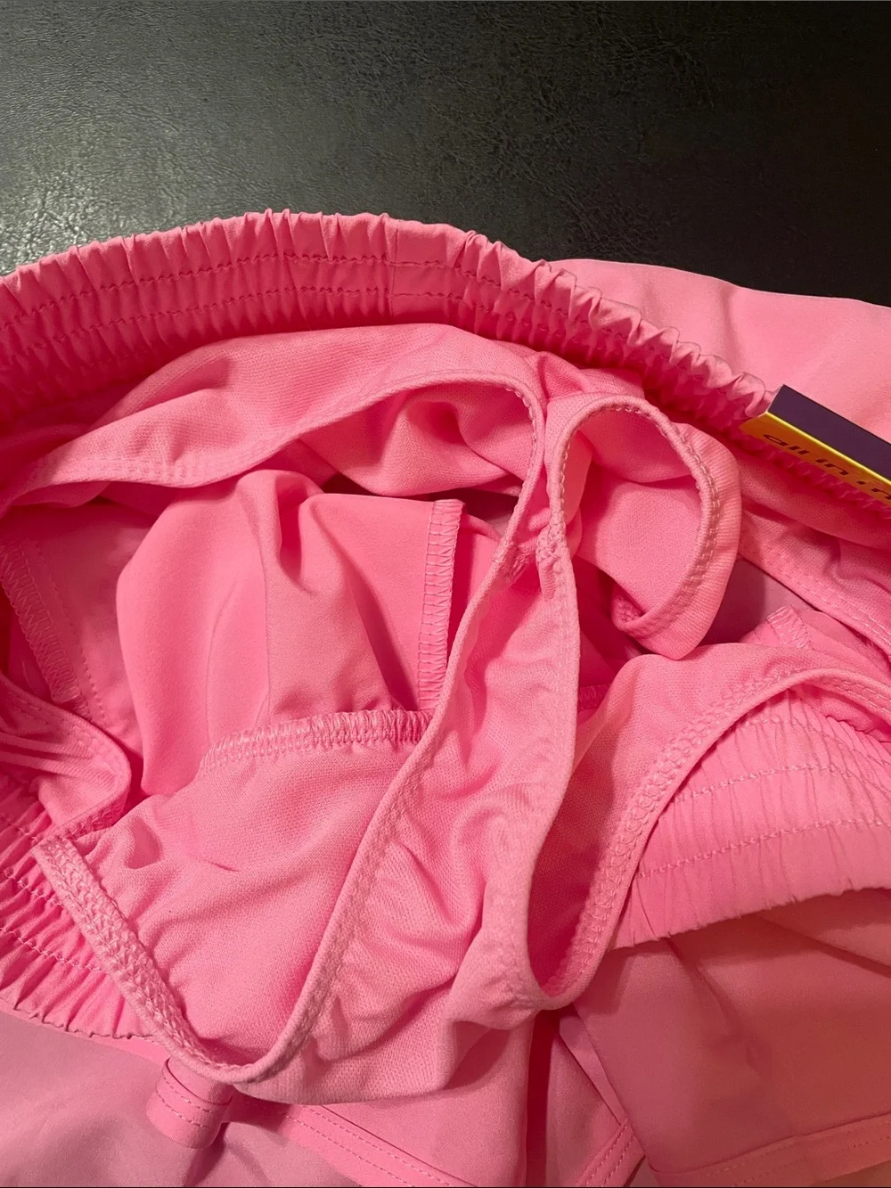 All in Motion Girls Sz. XLG 14 Athletic Pink Shorts w Elastic Waistband NWT
